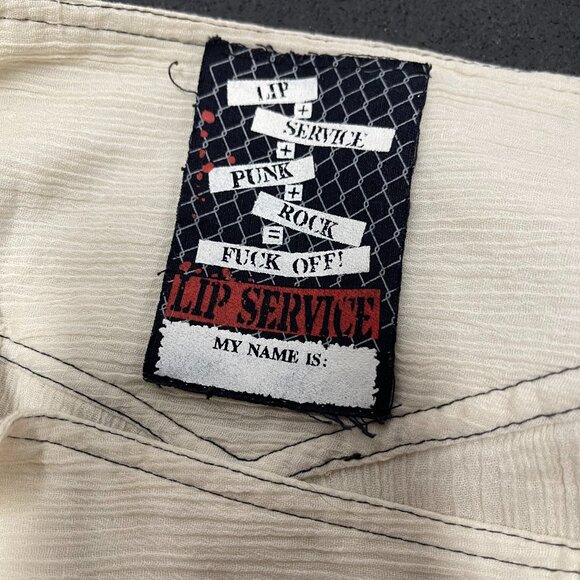 LIP SERVICE Punk Rock Skirt - Sz S - Picture 6 of 7